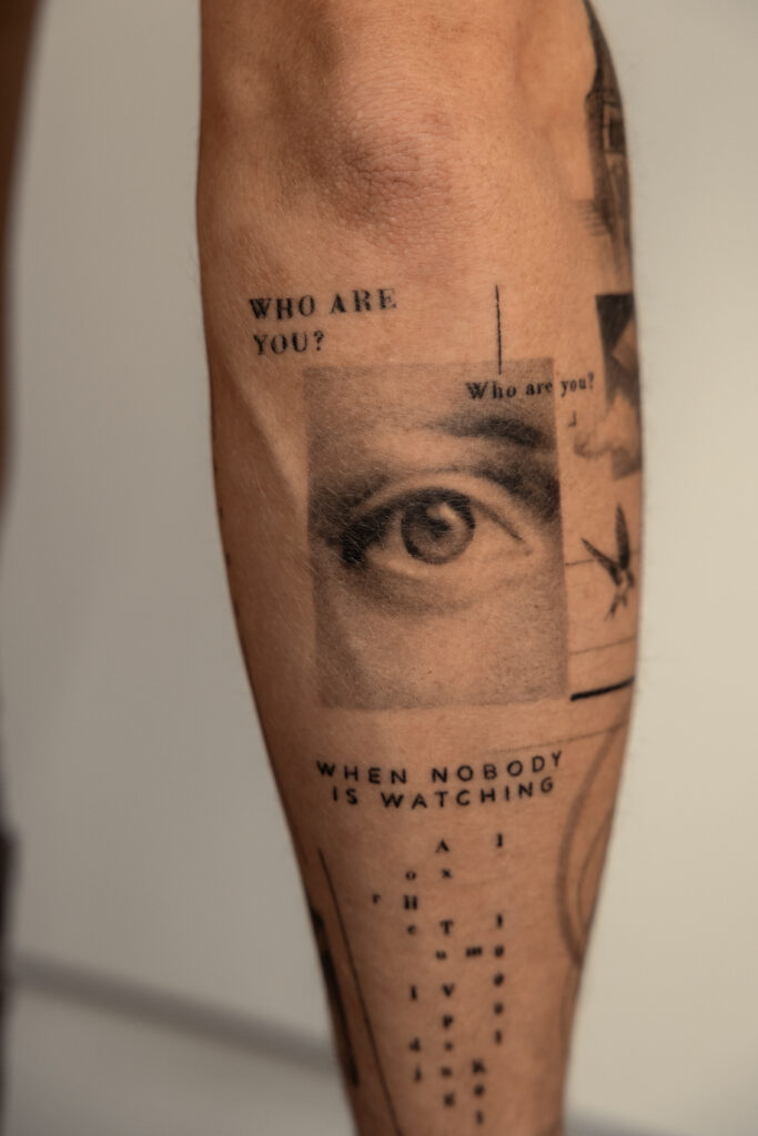 5 months healed tattoo - Conceptual Sleeve Composition - Upper arm - Vytautas Tattoo