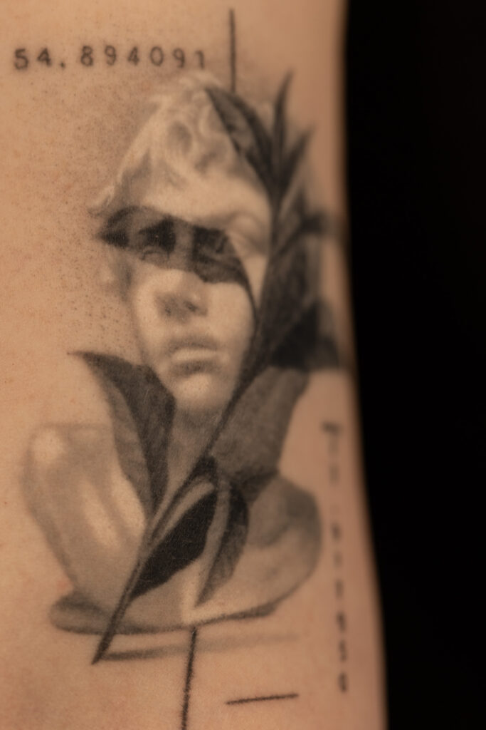 1 year 10 months healed tattoo - Layered Forearm Composition - Upper arm - Vytautas Tattoo