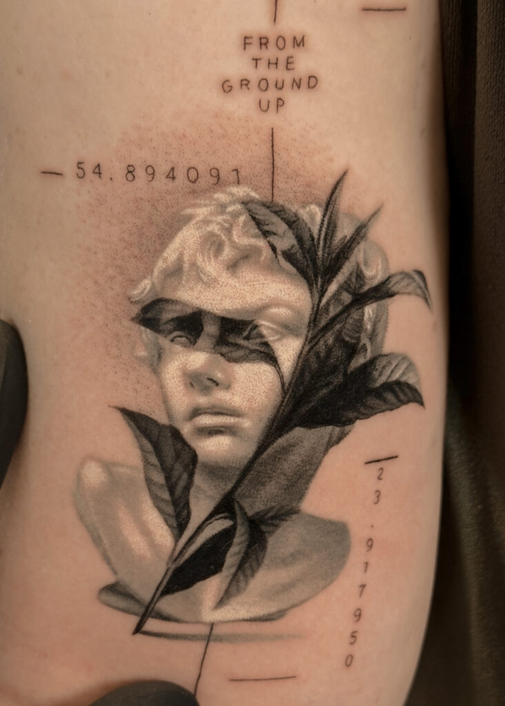 Fresh tattoo - Layered Forearm Composition - Upper arm - Vytautas Tattoo