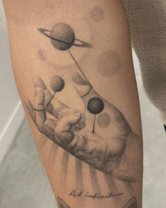 Healed forearm tattoo — 2 months healed