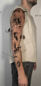 Mockup tattoo - Conceptual Sleeve Composition - Upper arm - Vytautas Tattoo