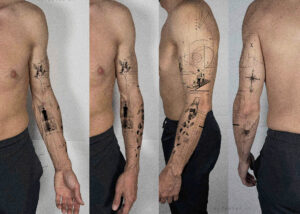 Mockup tattoo - Conceptual Arm Project - Outer forearm - Vytautas Tattoo